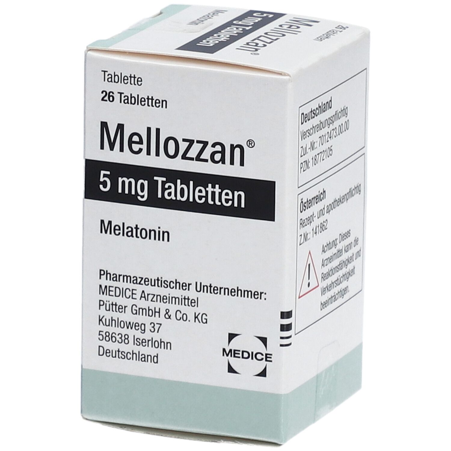 Mellozzan 5 mg, Tabletten