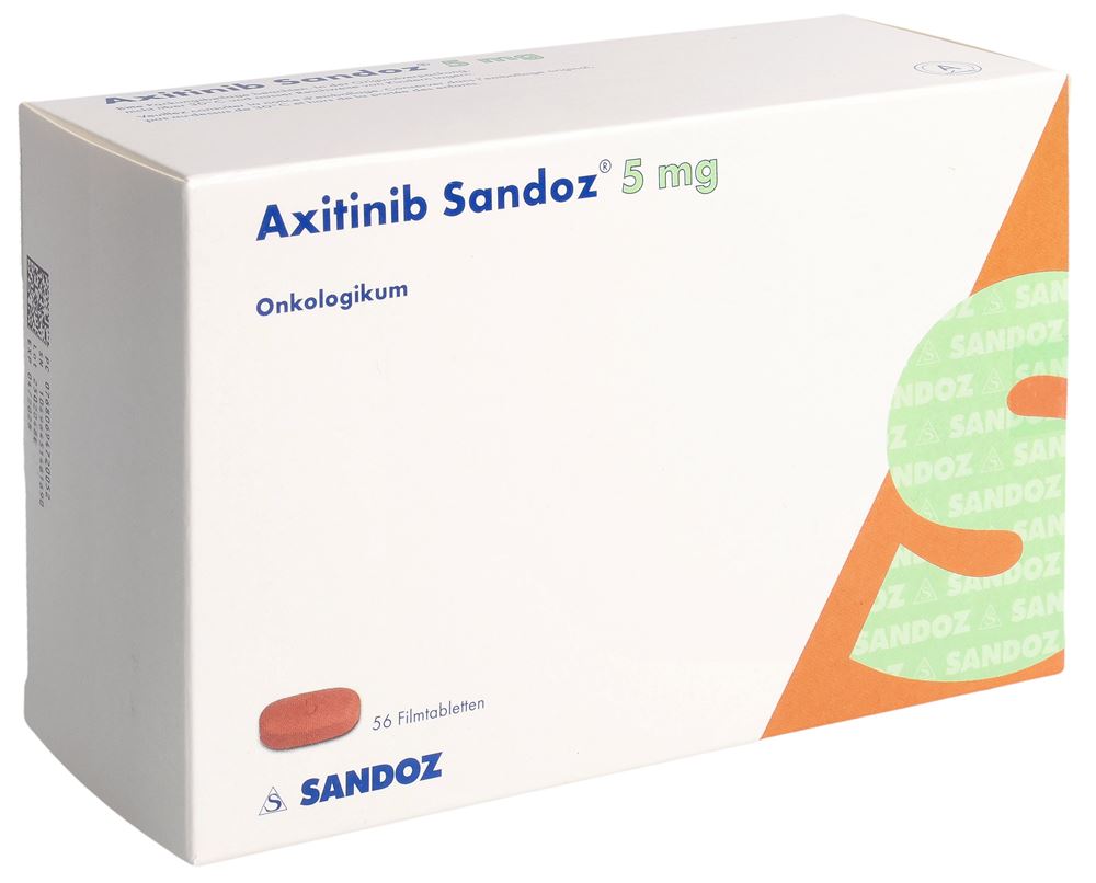 AXITINIB Sandoz cpr pell 5 mg 56 pce