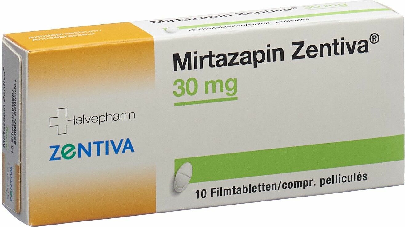 Mirtazapin Sandoz eco 30 mg, Filmtabletten