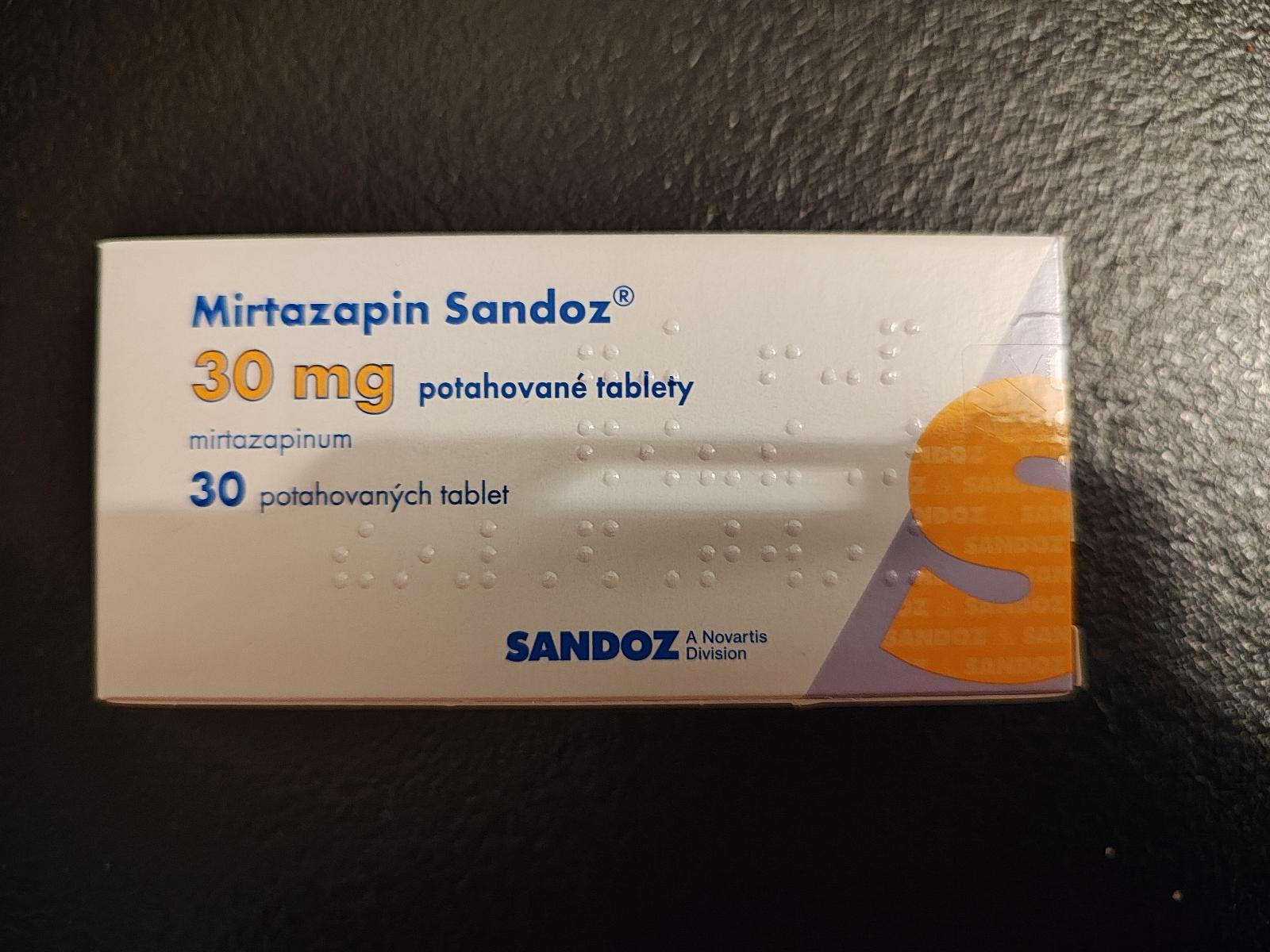 Mirtazapin Sandoz eco 30 mg, Filmtabletten