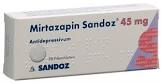 Mirtazapin Sandoz eco 45 mg, Filmtabletten