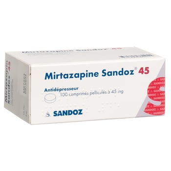 Mirtazapin Sandoz eco 45 mg, Filmtabletten