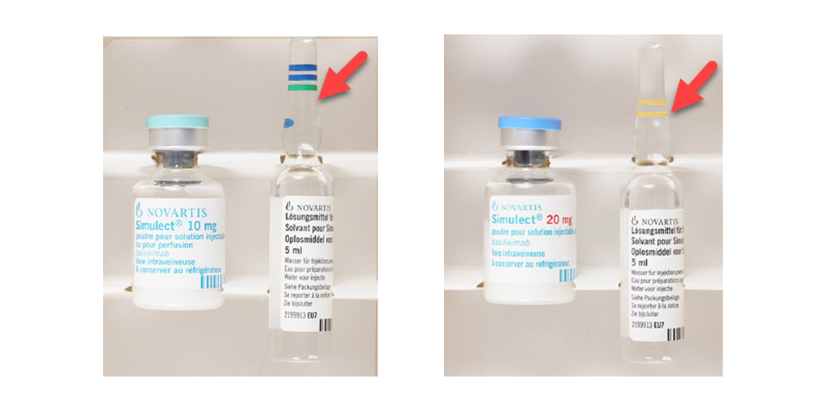 Simulect 20 mg, Pulver zur Herstellung einer Injektions-/Infusionslösung