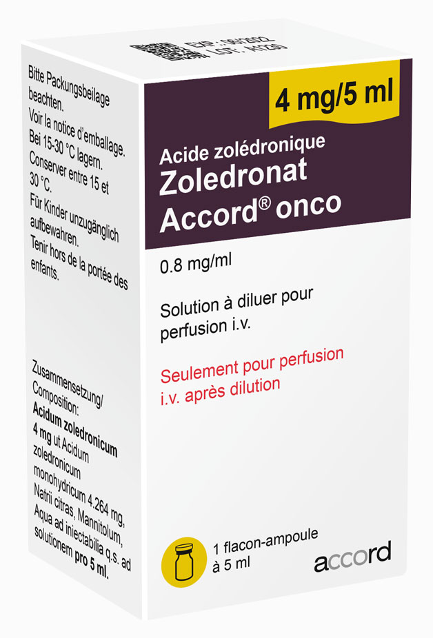Zoledronat Onco Labatec, 4 mg/100 ml, solution pour perfusion