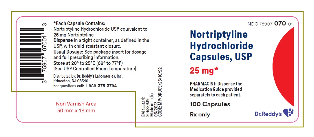 Nortriptyline Rivopharm 25 mg, compresse rivestite con film