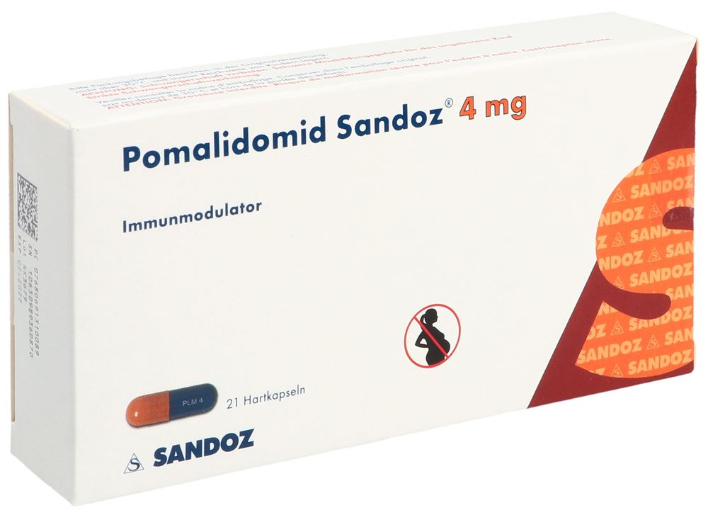 POMALIDOMID Teva caps 4 mg 21 pce