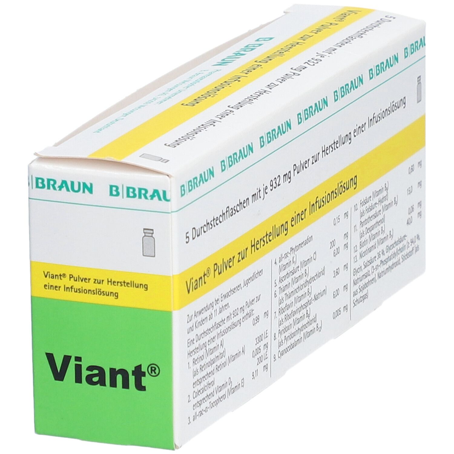 Viant, Pulver zur Herstellung einer Infusionslösung