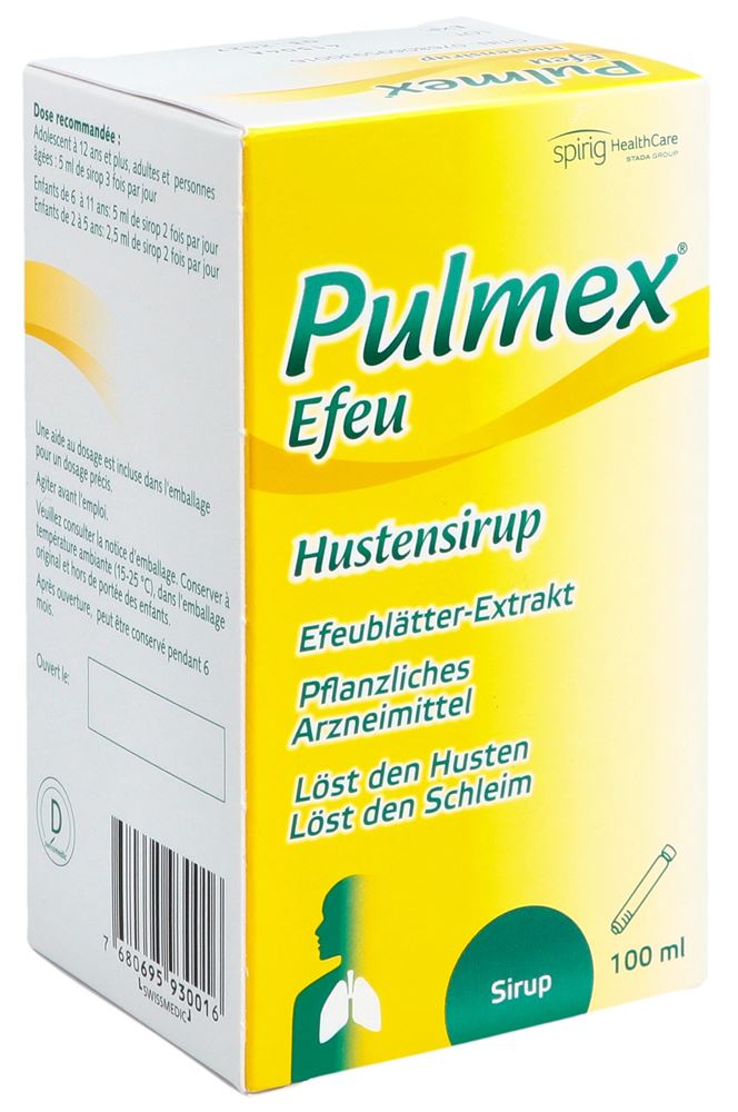 PULMEX lierre sirop contre la toux fl 100 ml