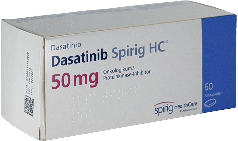 DASATINIB Spirig HC cpr pellic 50 mg 60 pce