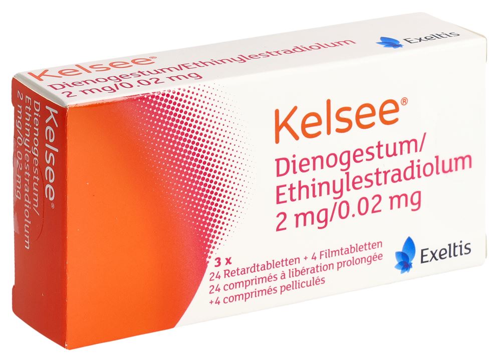 KELSEE cpr ret 2 mg/ 0.02 mg 3 x 28 pce