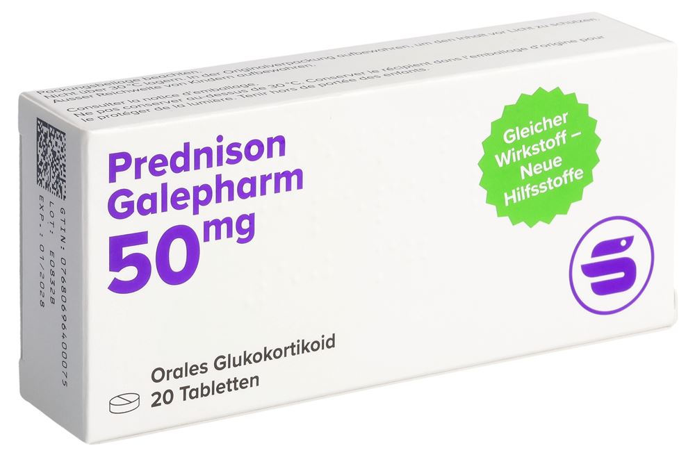PREDNISONE Galepharm cpr 50 mg (n) 20 pce