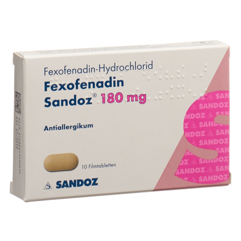 Amavita Fexofenadin 180 mg, Filmtabletten
