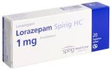 LORAZEPAM Spirig HC cpr 1 mg 50 pce