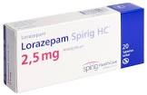 LORAZEPAM Spirig HC cpr 2.5 mg 50 pce