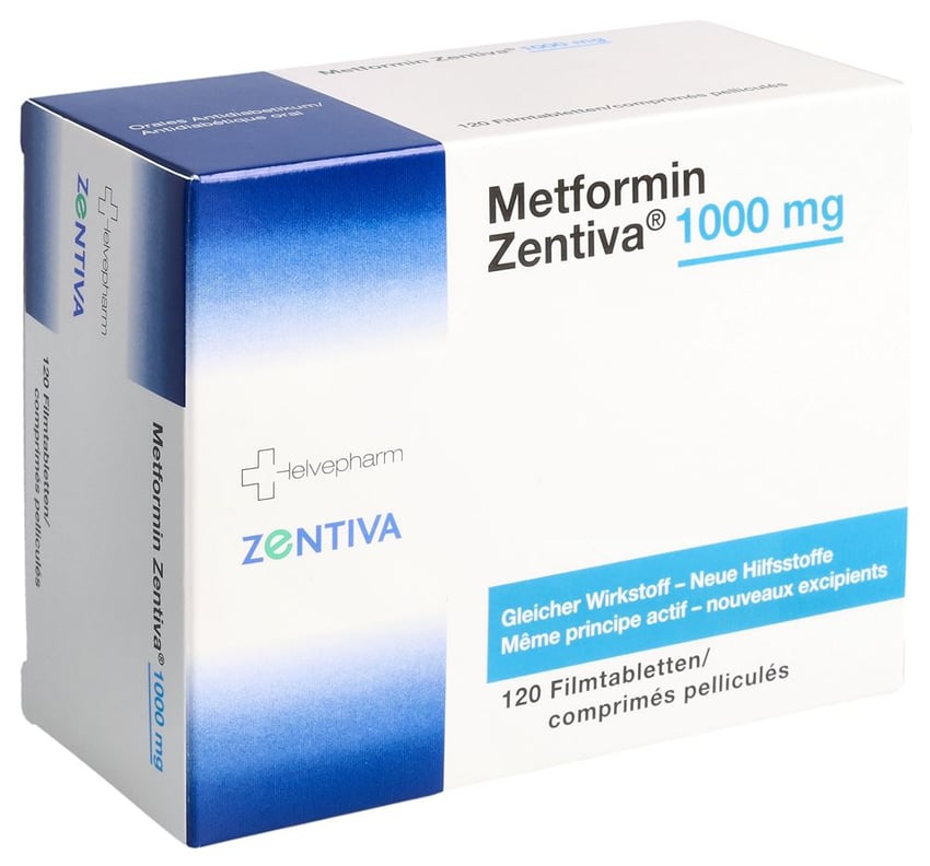 METFORMIN axapharm cpr pellic 1000 mg 120 pce