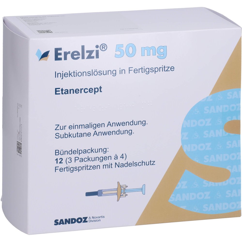 Erelzi 50 mg/1,0 ml, Injektionslösung in einer Fertigspritze