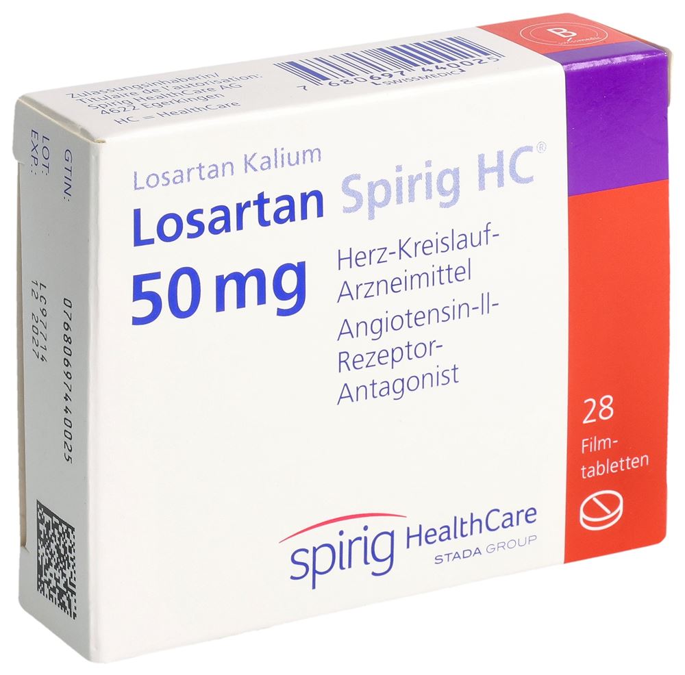 LOSARTAN Spirig HC cpr 50 mg 28 pce