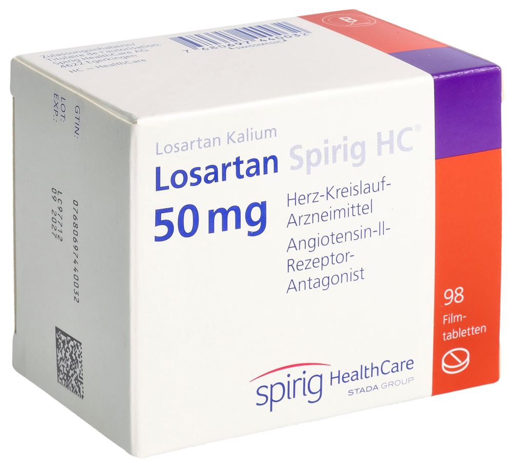 LOSARTAN Spirig HC cpr 50 mg 98 pce