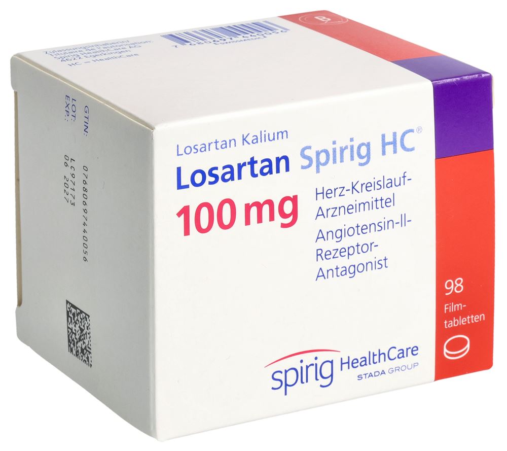 LOSARTAN Spirig HC cpr 100 mg 98 pce