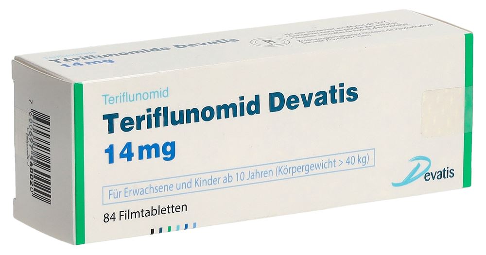 TERIFLUNOMID Devatis cpr pell 14 mg 84 pce