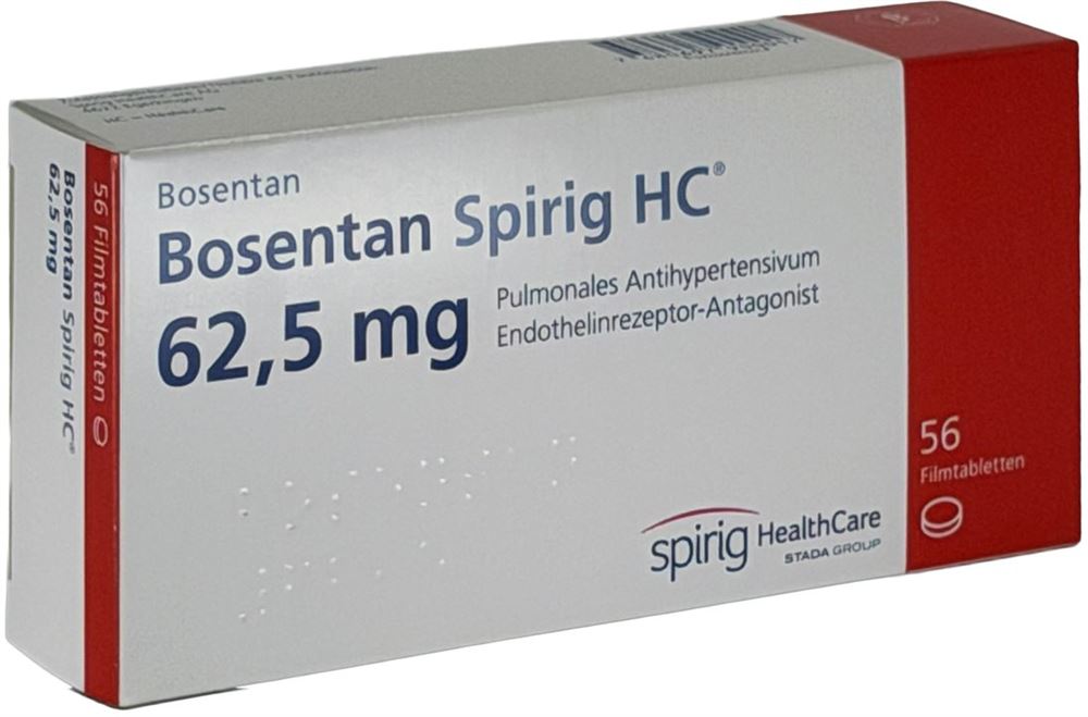 BOSENTAN Spirig HC cpr pellic 62.5 mg 56 pce