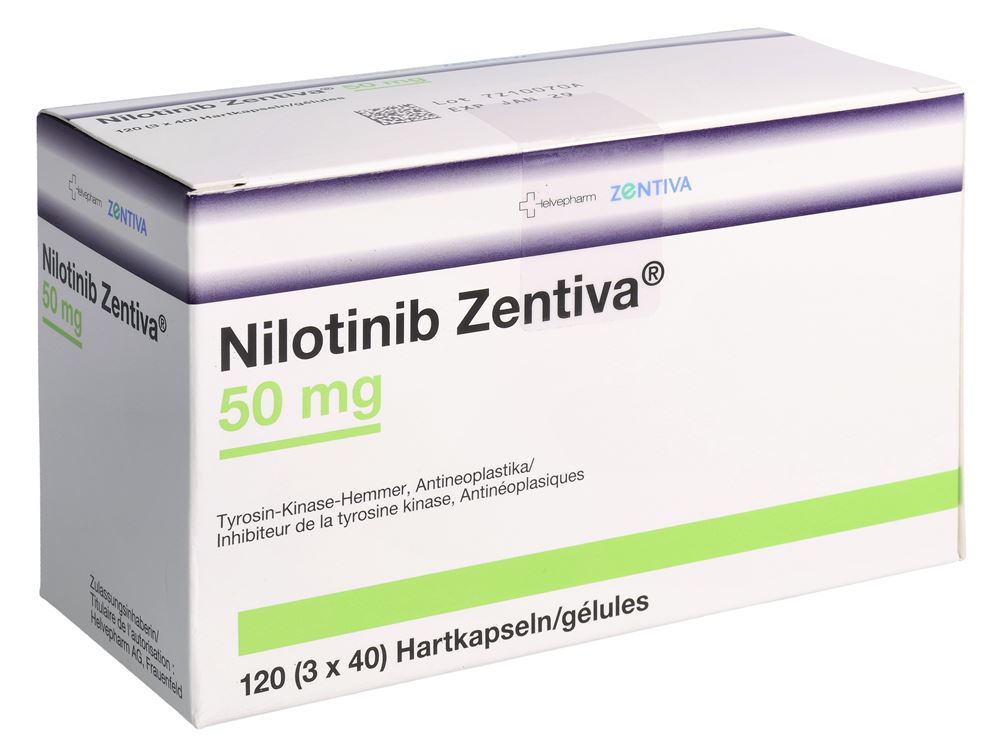 NILOTINIB Zentiva caps 50 mg 120 pce