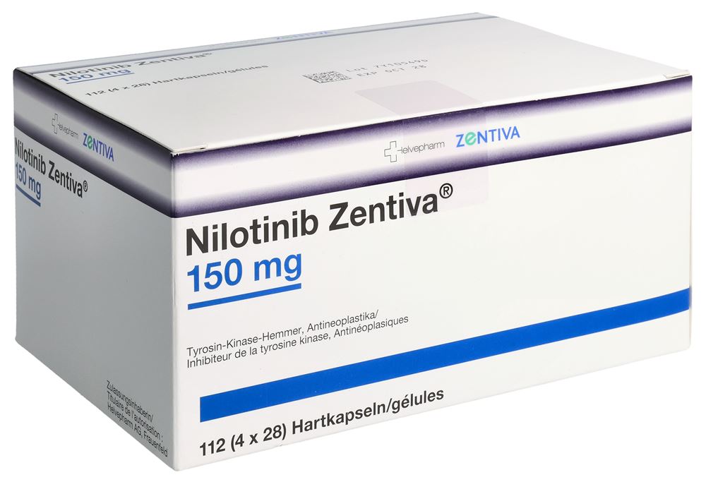 NILOTINIB Zentiva caps 150 mg 112 pce