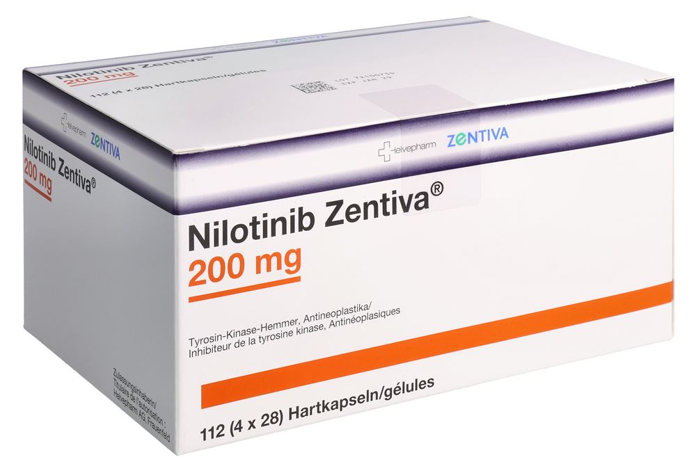 NILOTINIB Zentiva caps 200 mg 112 pce