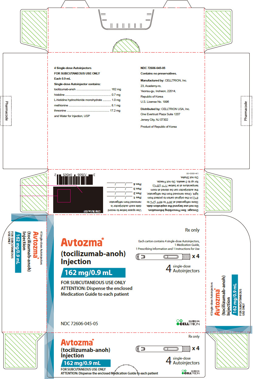 Avtozma 162mg/0.9 ml, solution injectable en seringue préremplie