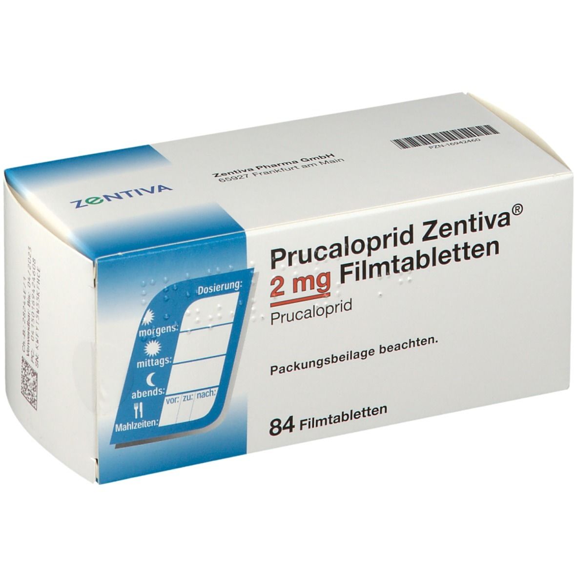 Prucaloprid Spirig HC 2 mg, Filmtabletten