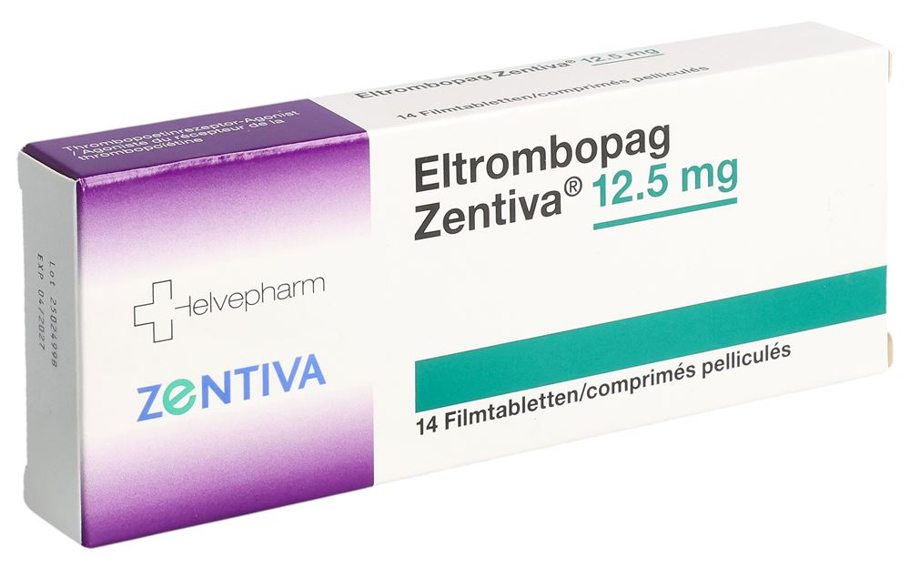ELTROMBOPAG Zentiva cpr pellic 12.5 mg 14