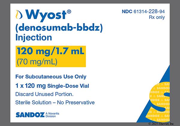Wyost 120 mg/ 1.7 ml, Injektionslösung