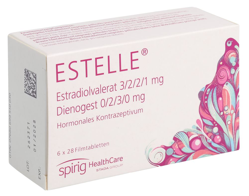 ESTELLE cpr pellic 3 mg 6x28 pce