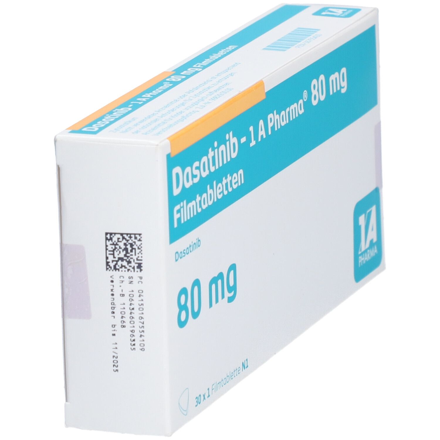 Dasatinib Accord 80 mg, Filmtabletten