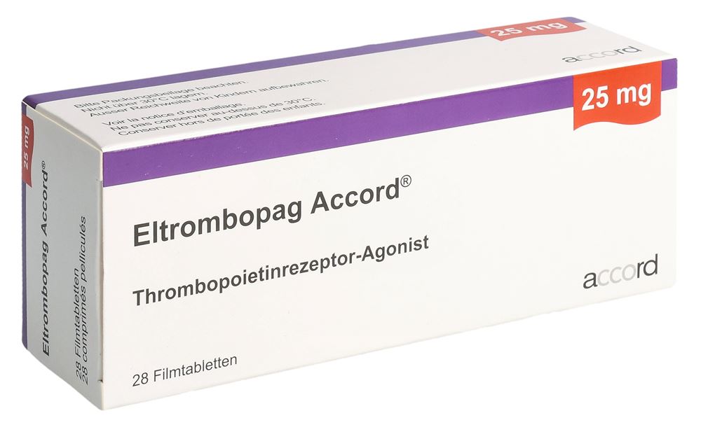 ELTROMBOPAG Accord cpr pellic 25 mg 28 pce