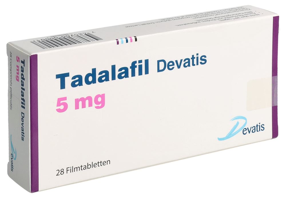 TADALAFIL Devatis cpr pellic 5 mg 28 pce