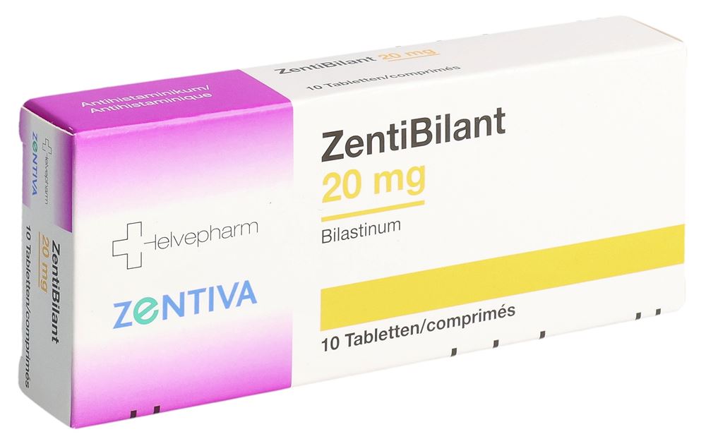 ZENTIBILANT cpr 20 mg 10 pce