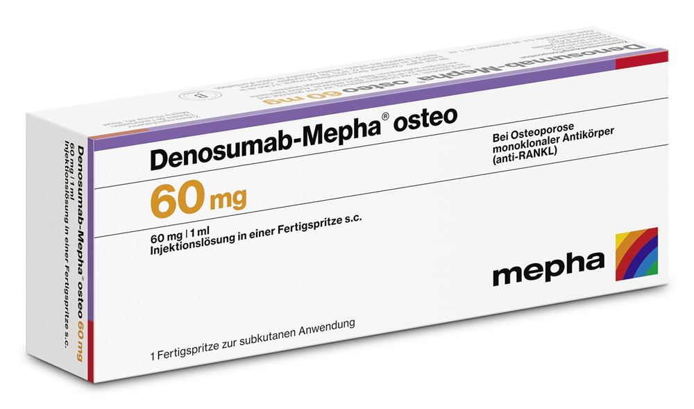 DENOSUMAB MEPHA osteo 60 mg/ml sol inj 60 mg 1 pce