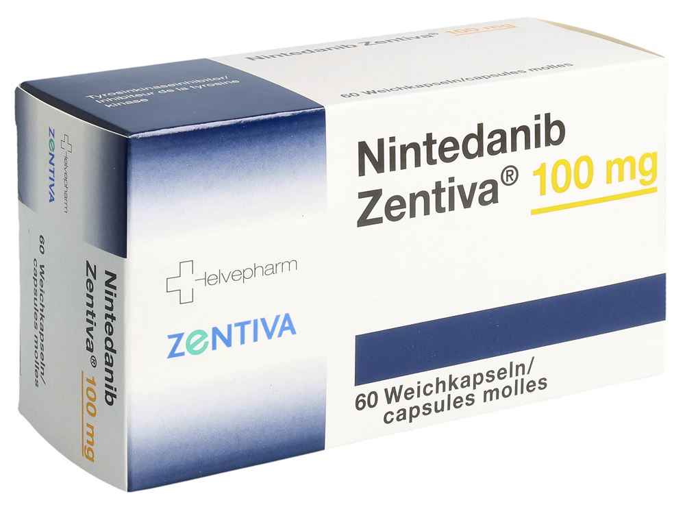 NINTEDANIB Zentiva caps moll 100 mg 60 pce