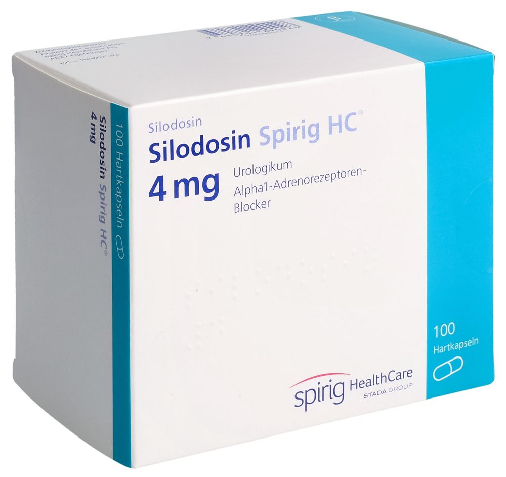SILODOSIN Spirig HC caps 4 mg 100 pce