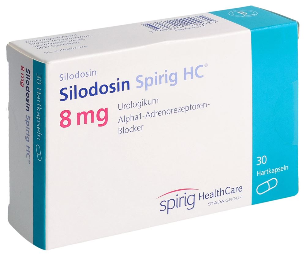 SILODOSIN Spirig HC caps 8 mg 30 pce