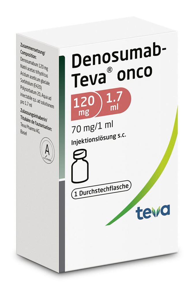 DENOSUMAB TEVA onco 120 mg / 1.7 ml sol inj
