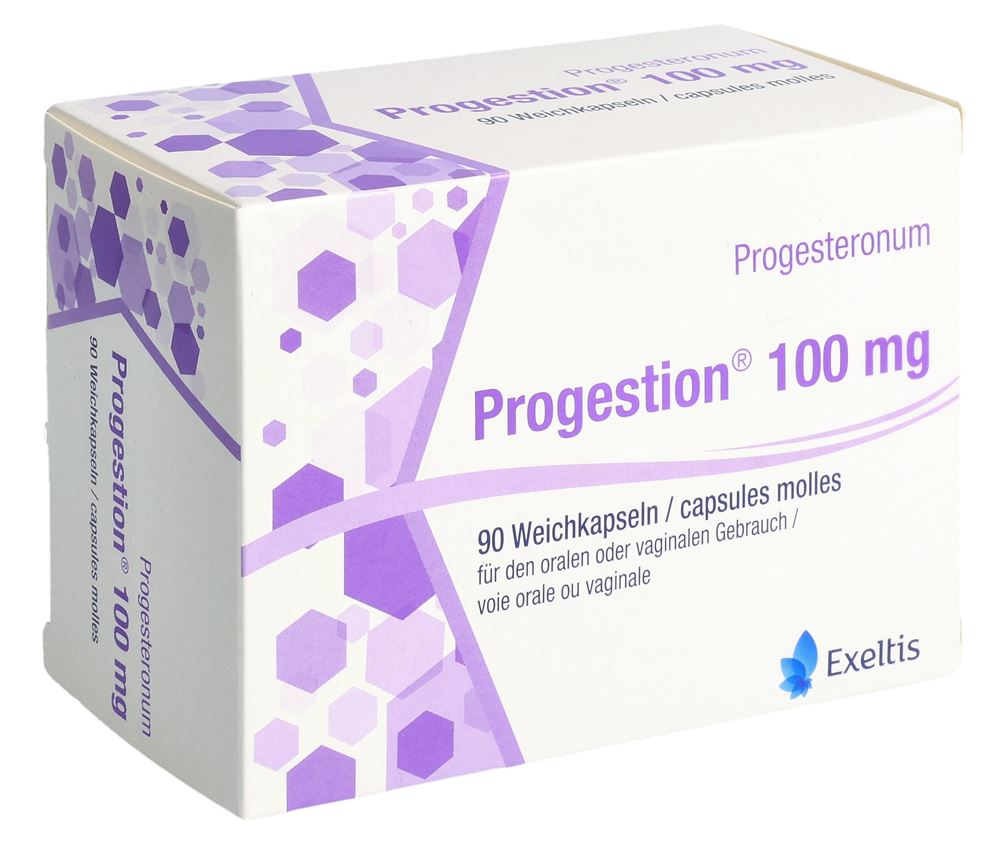 PROGESTION caps moll 100 mg 90 pce