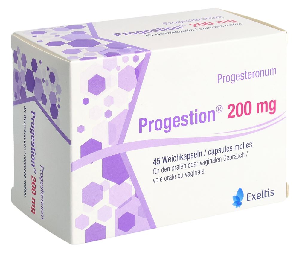 PROGESTION caps moll 200 mg 45 pce