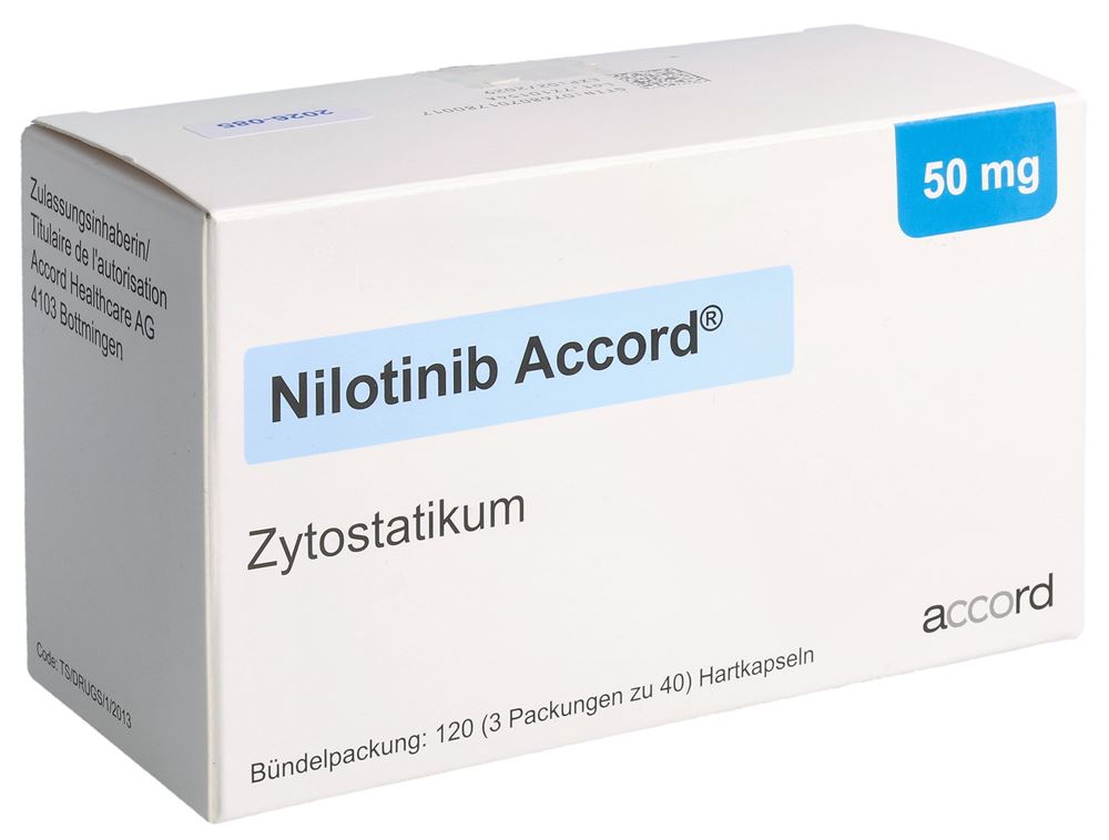 NILOTINIB Accord caps 50 mg 120 pce