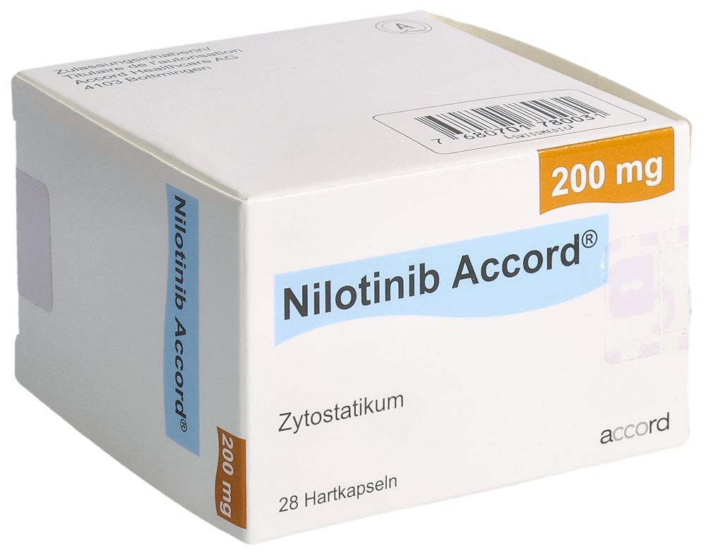 NILOTINIB Accord caps 200 mg 28 pce