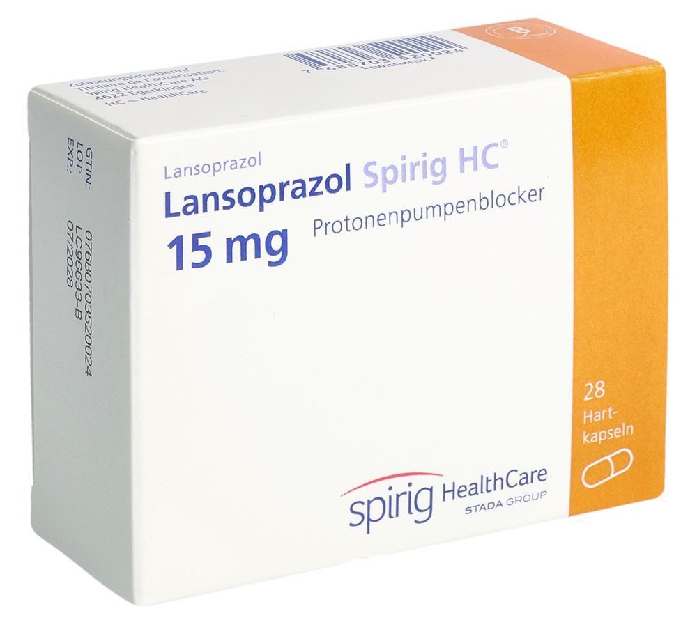 LANSOPRAZOL Spirig HC caps 15 mg 28 pce