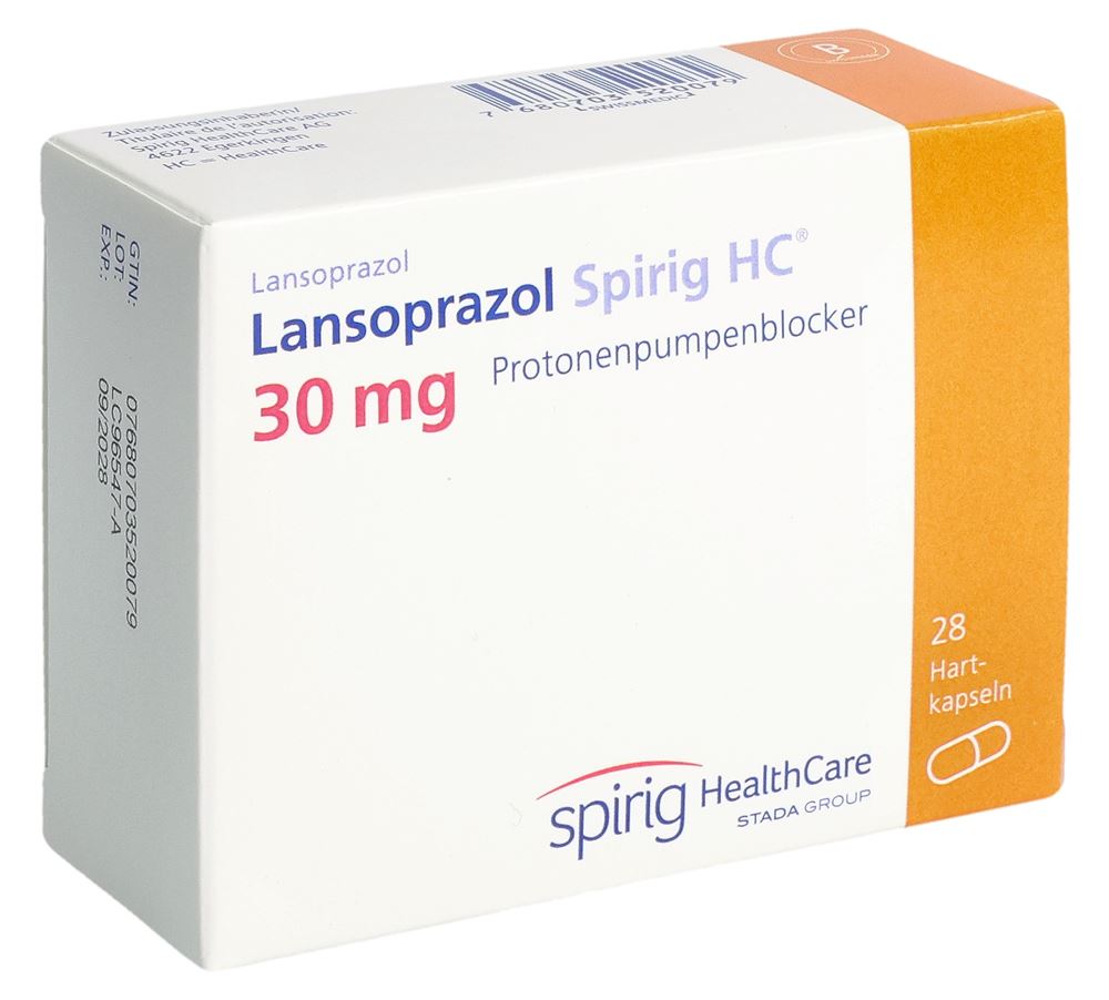 LANSOPRAZOL Spirig HC caps 30 mg 28 pce