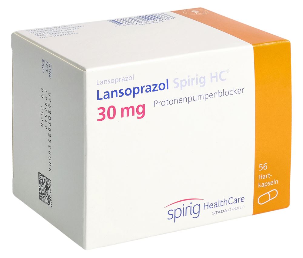 LANSOPRAZOL Spirig HC caps 30 mg 56 pce