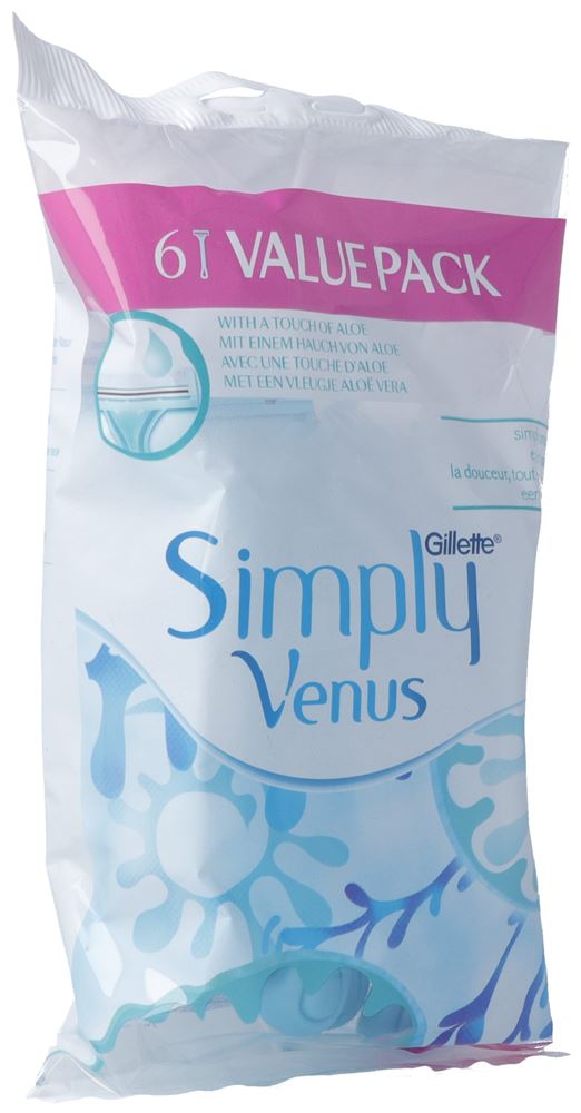 GILLETTE Simply Venus2 Einwegrasierer 6 Stk